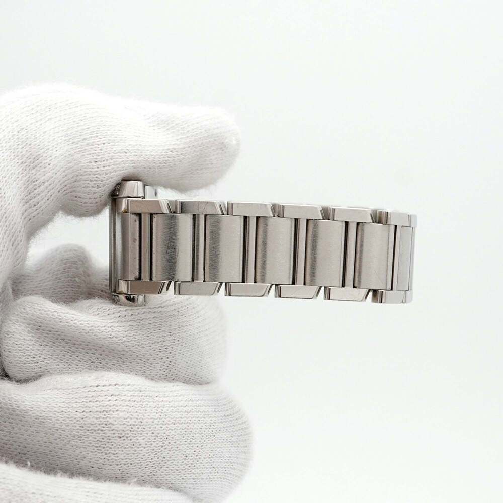 Cartier Tank Française SM W4TA0008 Ivory Dial Women's Watch - Picture 6 of 10